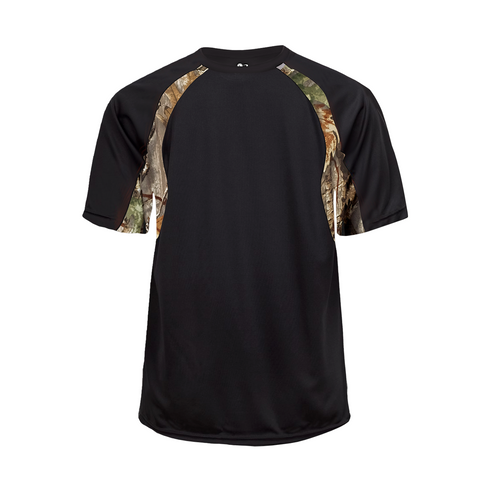 Badger Sport Hook Tee (414400-011804), Color 'Black/Force'